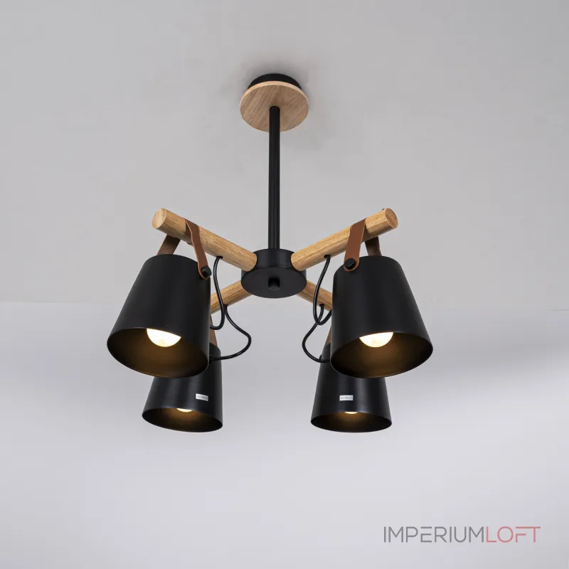 Люстра на штанге NATURA C4 black Люстра на штанге NATURA C4 black