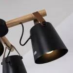 Люстра на штанге NATURA C8 black