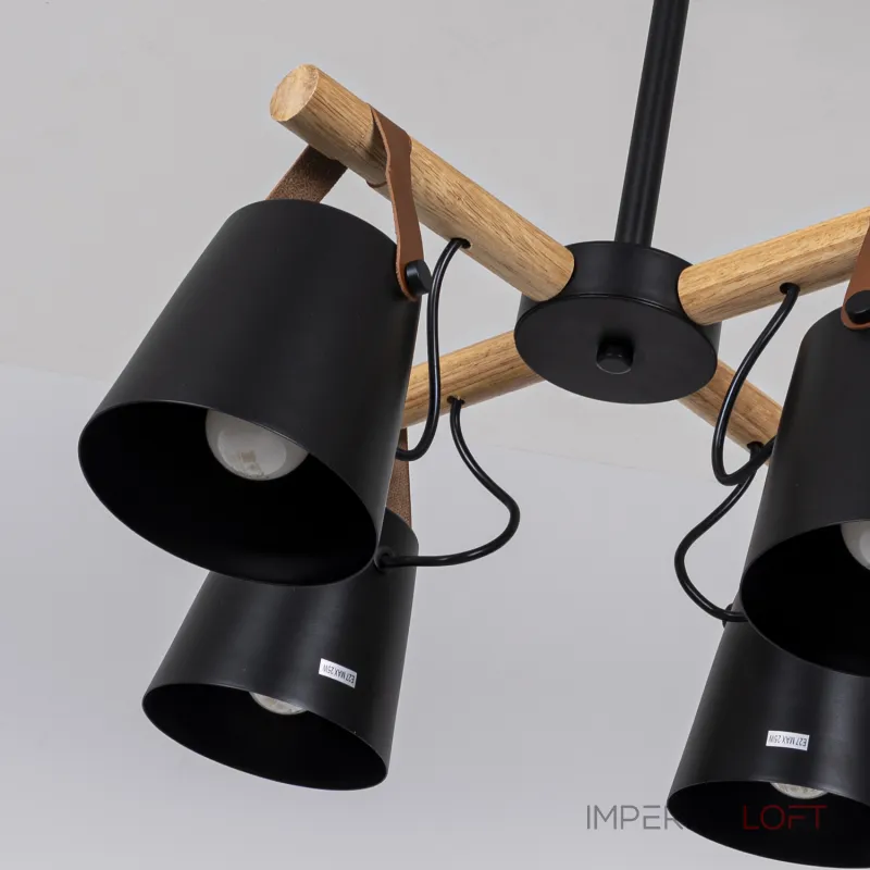 Люстра на штанге NATURA C4 black Люстра на штанге NATURA C4 black