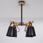 Люстра на штанге NATURA C4 black