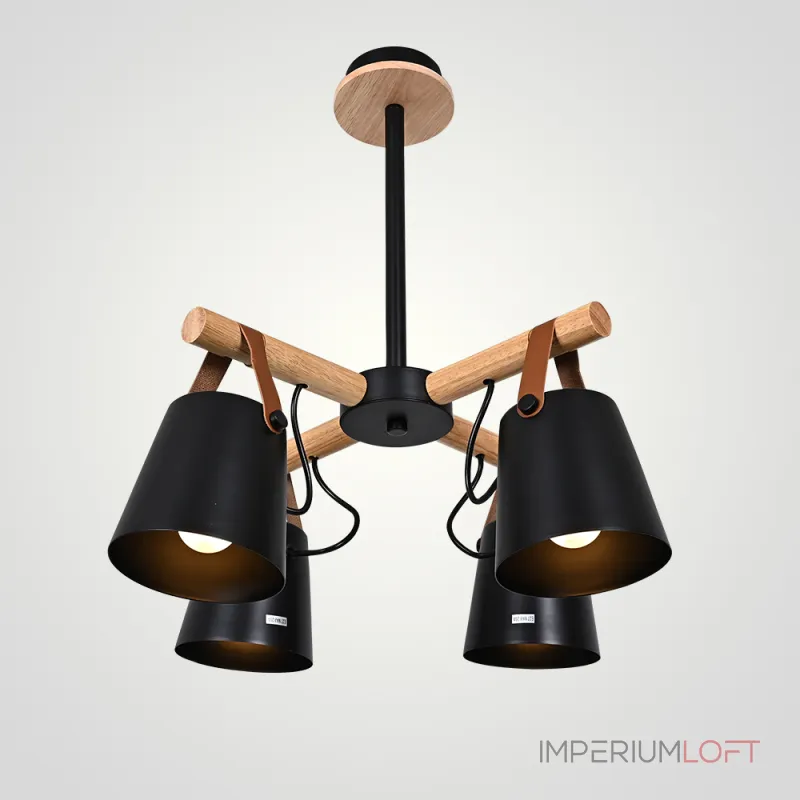 Люстра на штанге NATURA C4 black Люстра на штанге NATURA C4 black