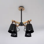 Люстра на штанге NATURA C4 black