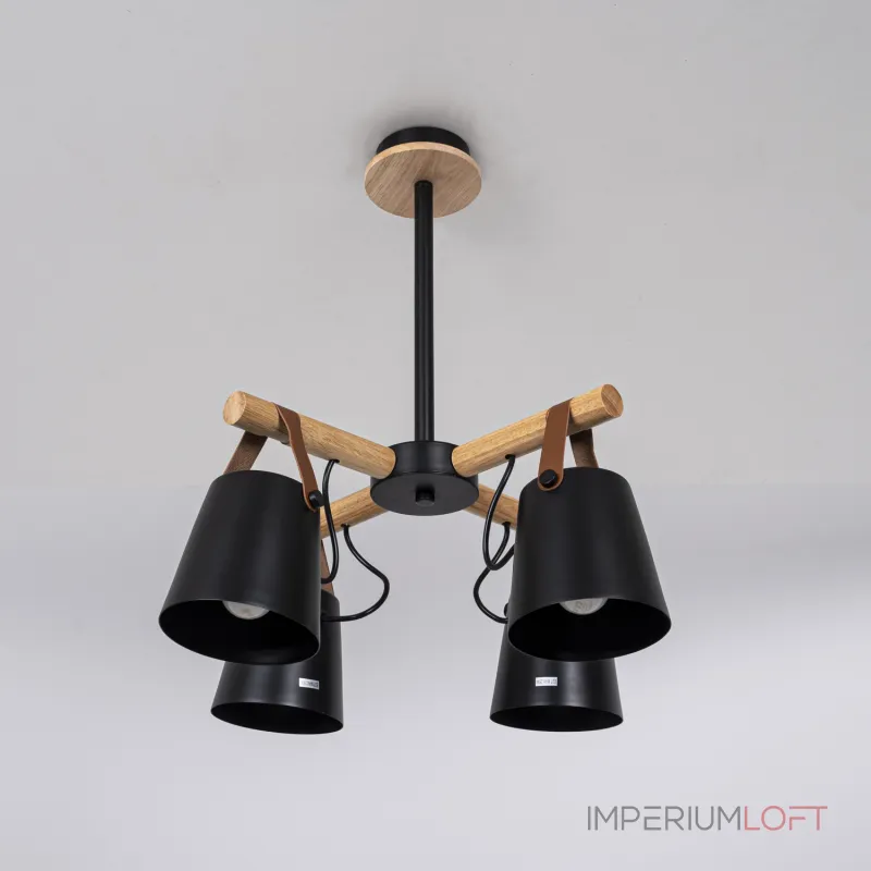 Люстра на штанге NATURA C4 black Люстра на штанге NATURA C4 black