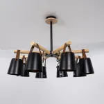 Люстра на штанге NATURA C8 black