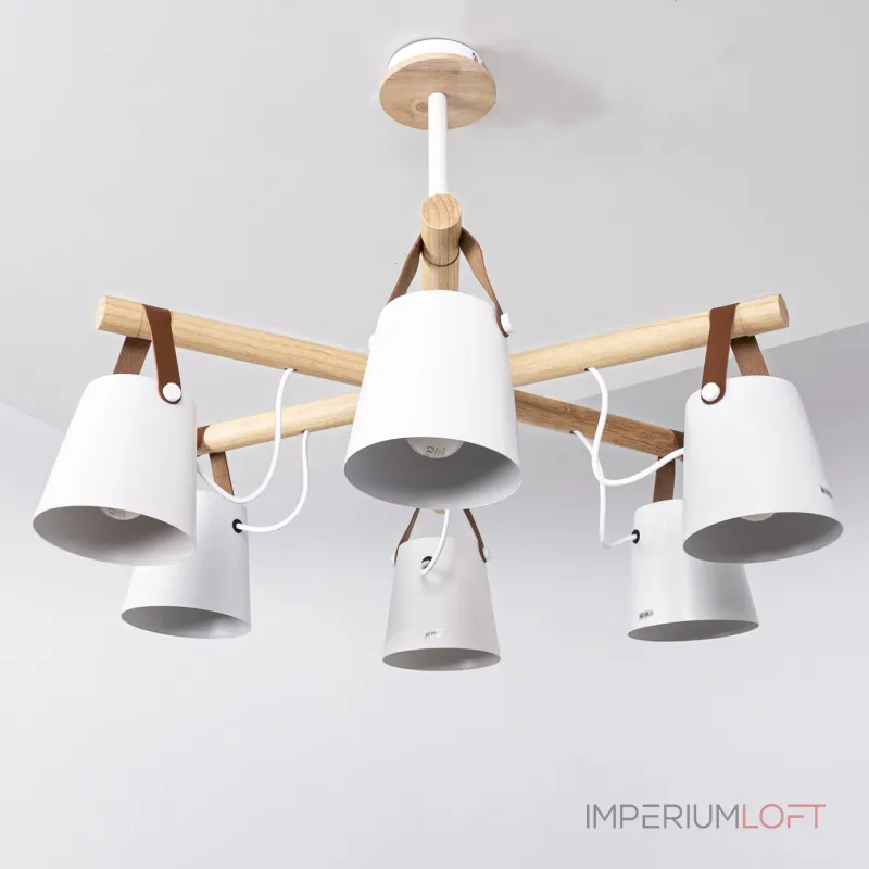 Люстра на штанге NATURA C6 white Люстра на штанге NATURA C6 white