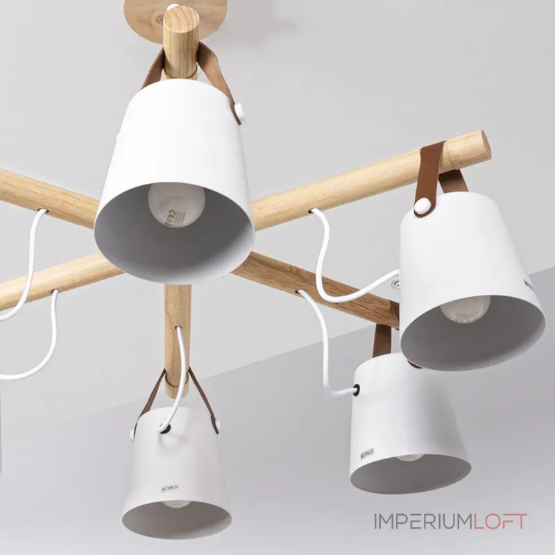 Люстра на штанге NATURA C6 white Люстра на штанге NATURA C6 white