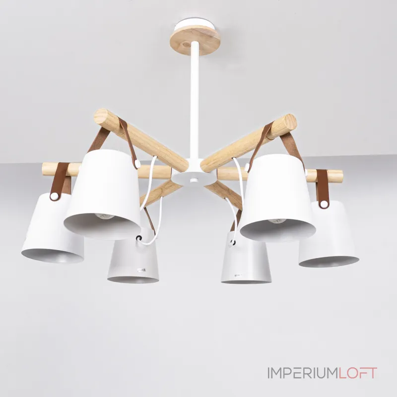 Люстра на штанге NATURA C6 white Люстра на штанге NATURA C6 white