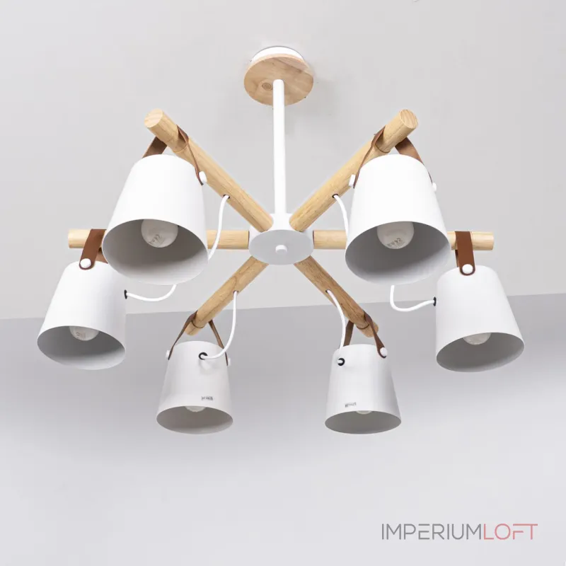 Люстра на штанге NATURA C6 white Люстра на штанге NATURA C6 white