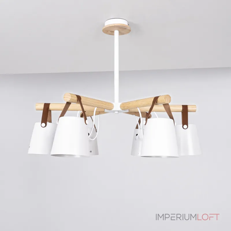 Люстра на штанге NATURA C6 white Люстра на штанге NATURA C6 white