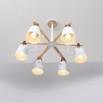 Люстра на штанге NATURA C6 white