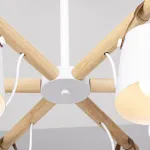 Люстра на штанге NATURA C6 white