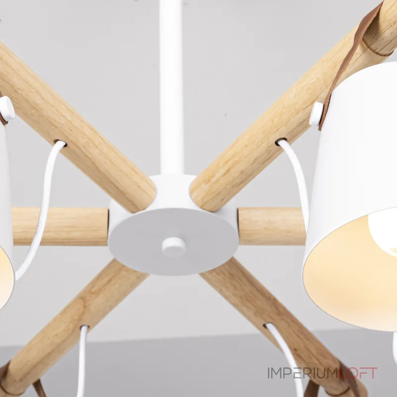 Люстра на штанге NATURA C6 white Люстра на штанге NATURA C6 white