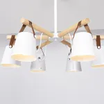 Люстра на штанге NATURA C6 white