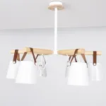 Люстра на штанге NATURA C6 white