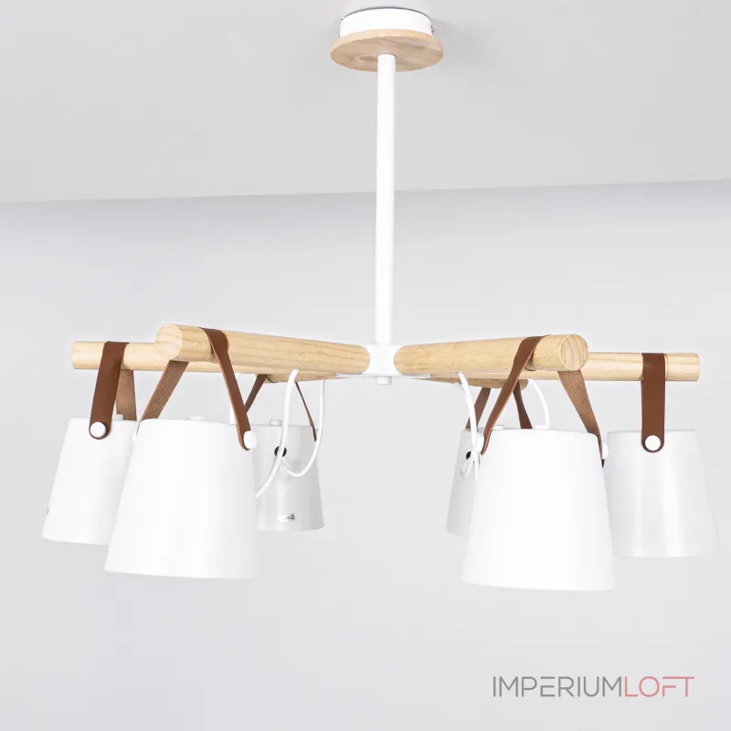 Люстра на штанге NATURA C6 white Люстра на штанге NATURA C6 white