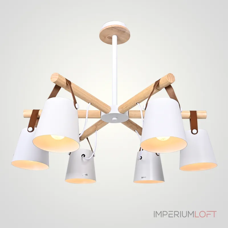 Люстра на штанге NATURA C6 white Люстра на штанге NATURA C6 white