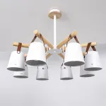 Люстра на штанге NATURA C8 white