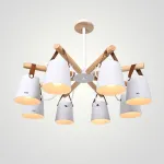 Люстра на штанге NATURA C8 white