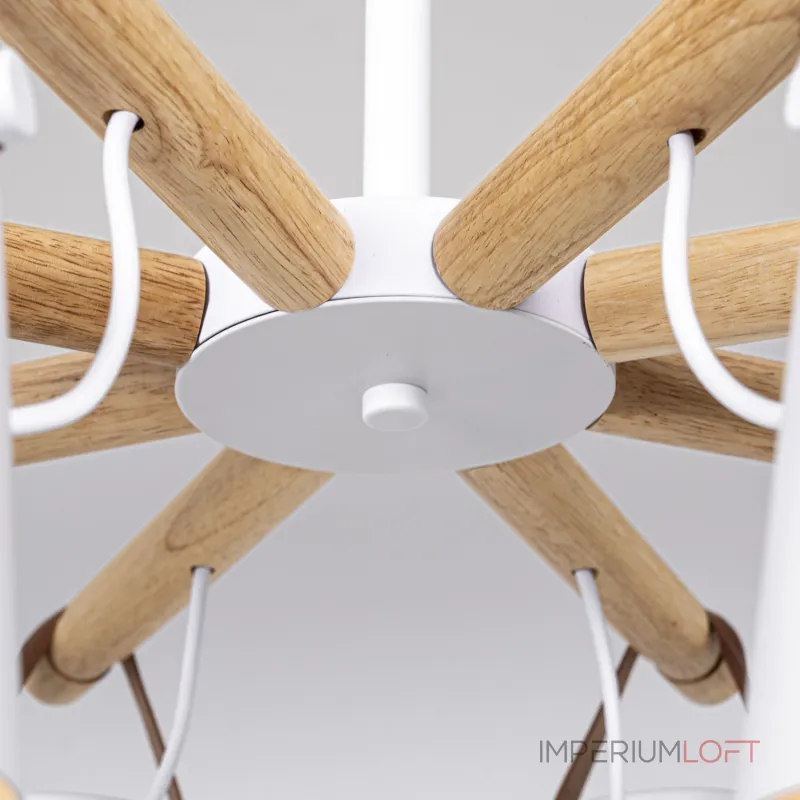 Люстра на штанге NATURA C8 white Люстра на штанге NATURA C8 white