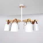 Люстра на штанге NATURA C8 white