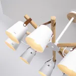 Люстра на штанге NATURA C8 white