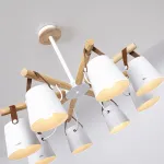 Люстра на штанге NATURA C8 white