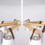 Люстра на штанге NATURA C8 white