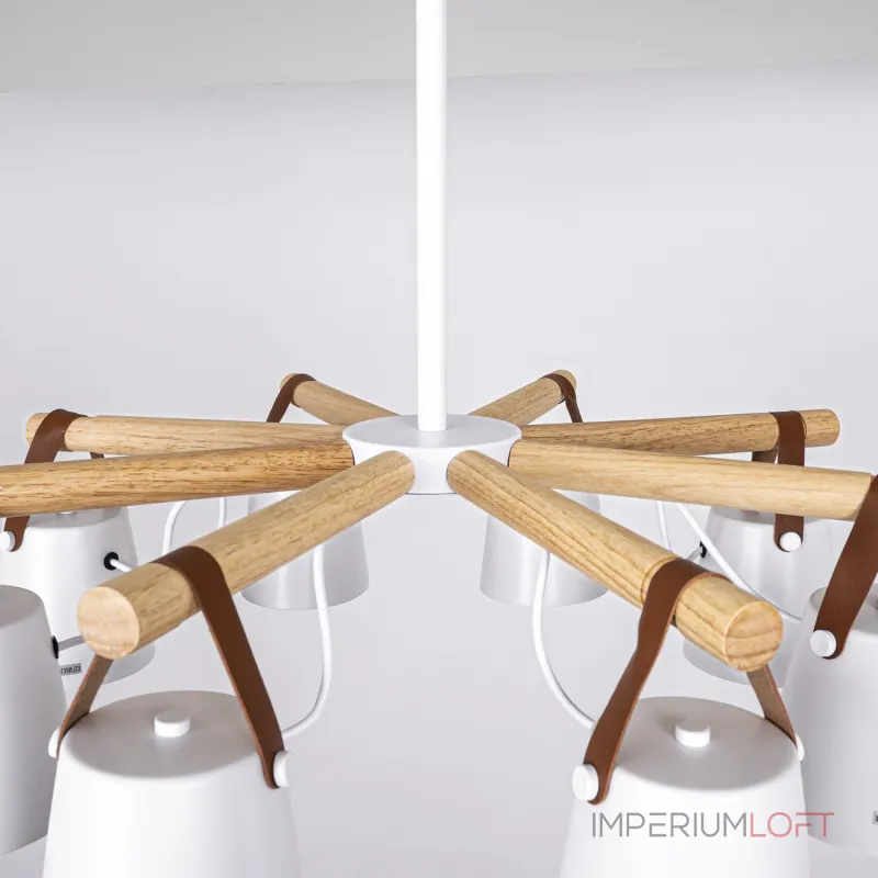 Люстра на штанге NATURA C8 white Люстра на штанге NATURA C8 white