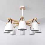 Люстра на штанге NATURA C8 white