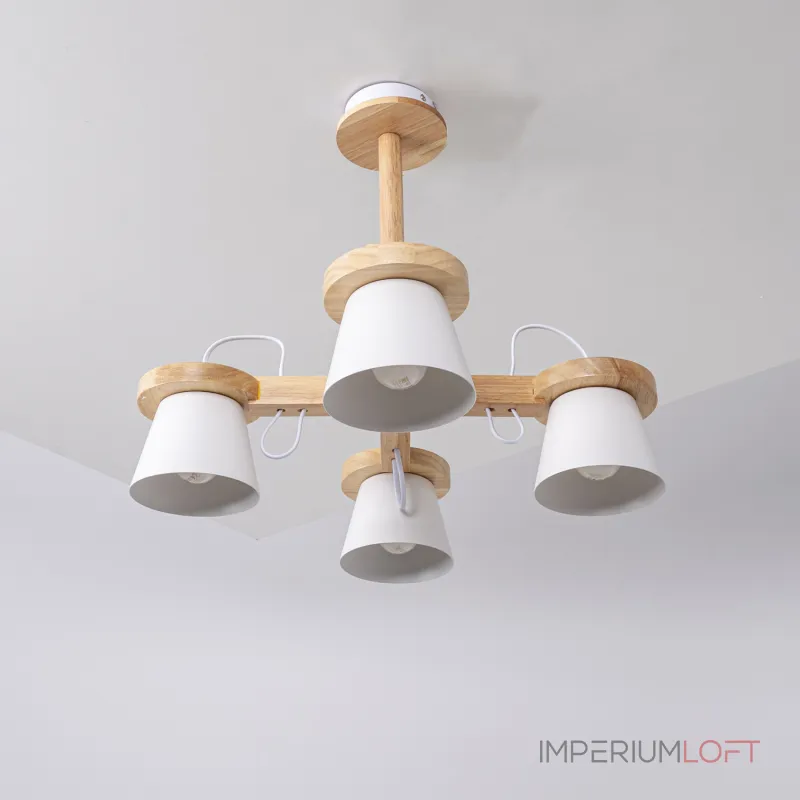 Люстра на штанге NATURA B4 White