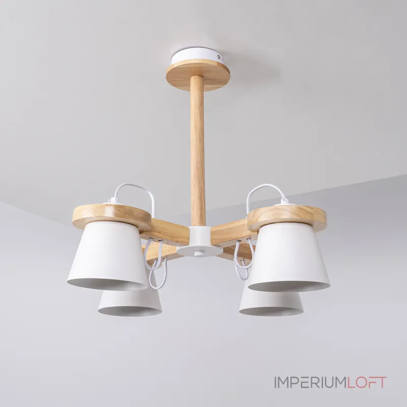 Люстра на штанге NATURA B4 White