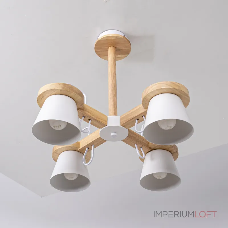 Люстра на штанге NATURA B4 White