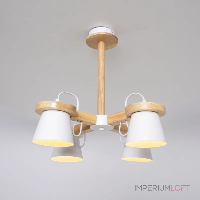 Люстра на штанге NATURA B4 White