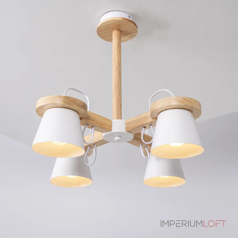 Люстра на штанге NATURA B4 White