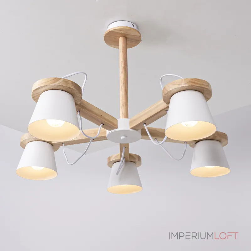 Люстра на штанге NATURA B5 White