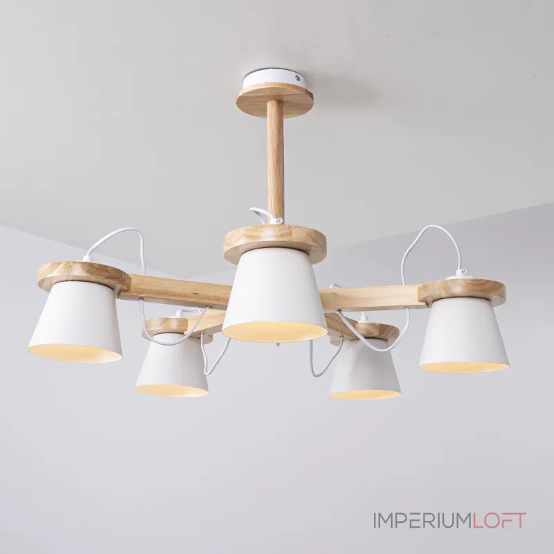 Люстра на штанге NATURA B5 White