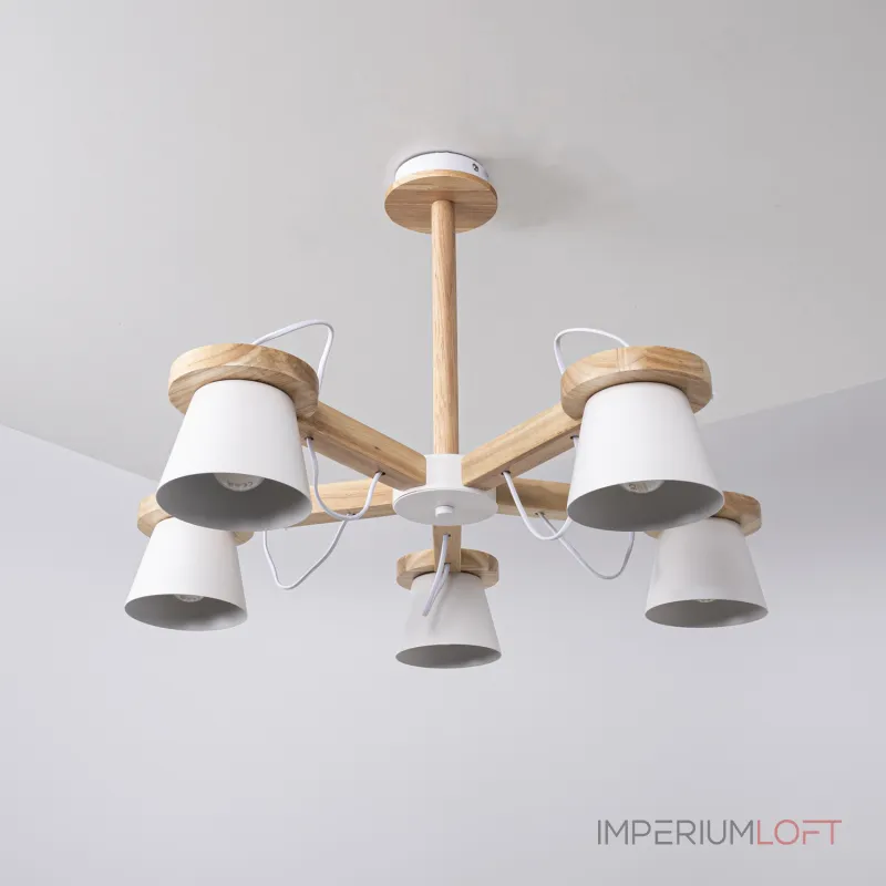 Люстра на штанге NATURA B5 White