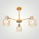 Потолочная люстра CORF B3 Yellow 3 lamps от ImperiumLoft