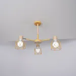 Потолочная люстра CORF B3 Yellow 3 lamps от ImperiumLoft