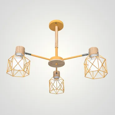 Потолочная люстра CORF B3 Yellow 3 lamps