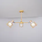Потолочная люстра CORF B3 Yellow 3 lamps от ImperiumLoft