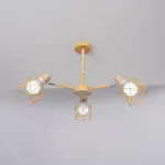 Потолочная люстра CORF B3 Yellow 3 lamps от ImperiumLoft
