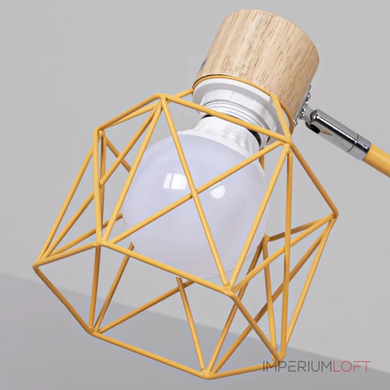 Потолочная люстра CORF B3 Yellow 3 lamps от ImperiumLoft