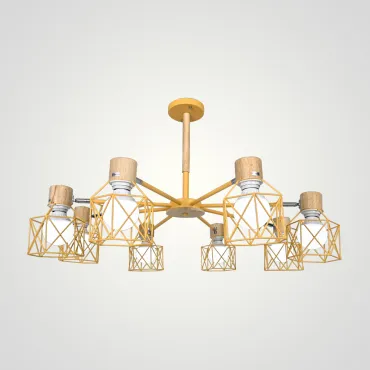 Потолочная люстра CORF B3 Yellow 8 lamps