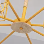 Потолочная люстра CORF B3 Yellow 8 lamps от ImperiumLoft