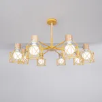 Потолочная люстра CORF B3 Yellow 8 lamps от ImperiumLoft
