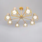 Потолочная люстра CORF B3 Yellow 8 lamps от ImperiumLoft