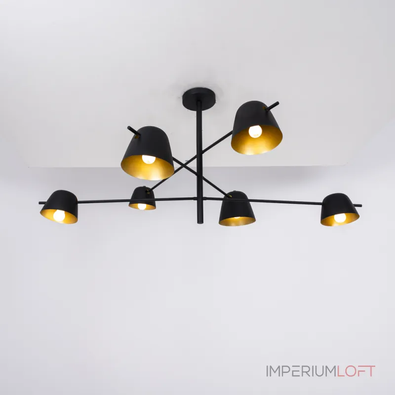 Люстра на штанге GODA Black