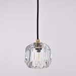 Подвесной светильник Boule De Cristal Single Rod Pendant Brass от ImperiumLoft