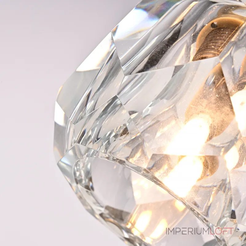 Подвесной светильник Boule De Cristal Single Rod Pendant Brass от ImperiumLoft